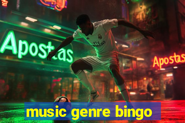 music genre bingo