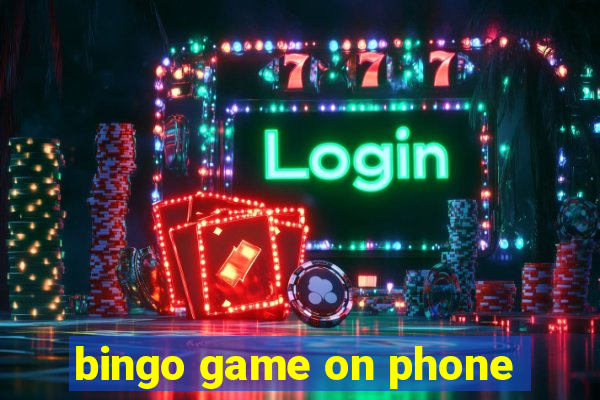 bingo game on phone