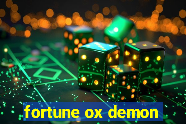 fortune ox demon