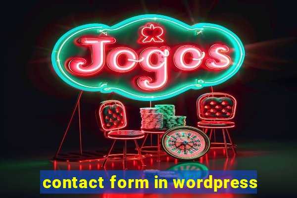 contact form in wordpress