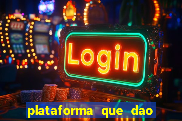 plataforma que dao bonus de cadastro