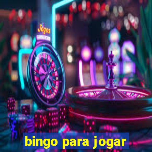 bingo para jogar