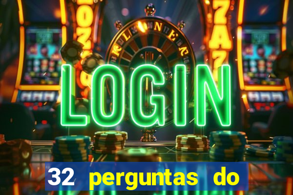 32 perguntas do livro do destino