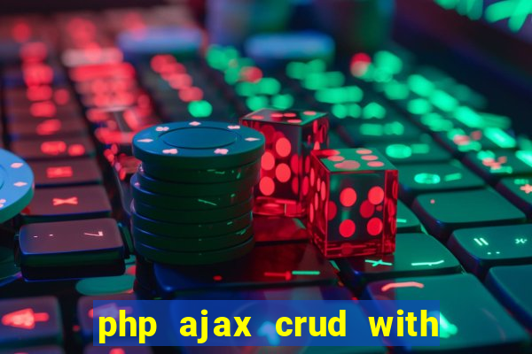 php ajax crud with datatables and bootstrap modals