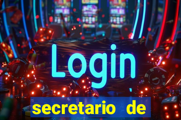 secretario de esporte salario