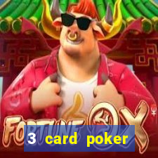 3 card poker casino game