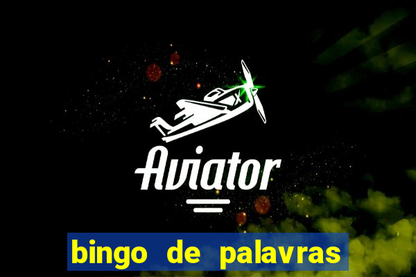 bingo de palavras de natal