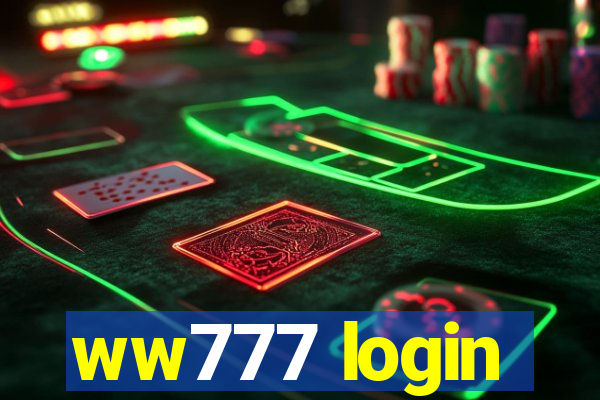 ww777 login