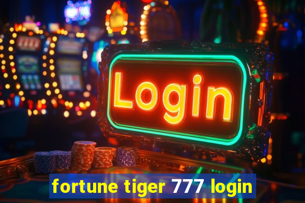 fortune tiger 777 login