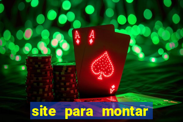 site para montar time de futebol