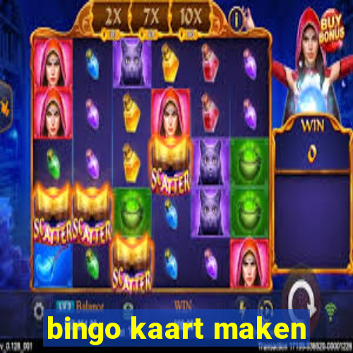 bingo kaart maken