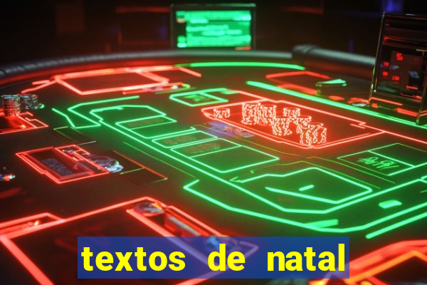 textos de natal para leitura