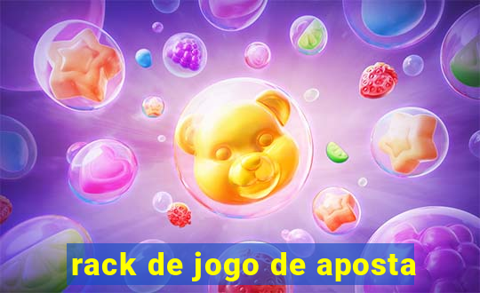 rack de jogo de aposta