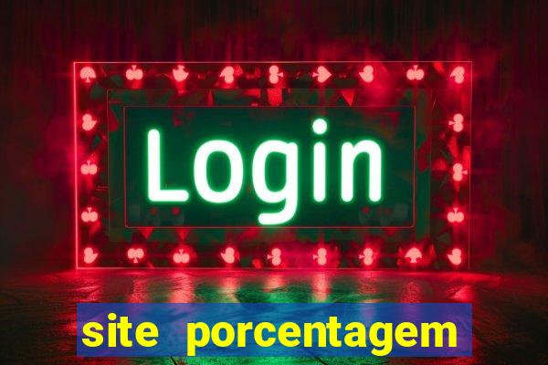 site porcentagem slots pg