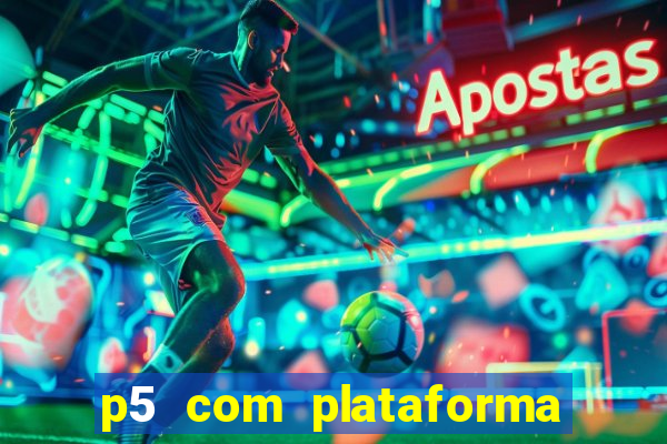 p5 com plataforma de jogos