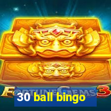 30 ball bingo