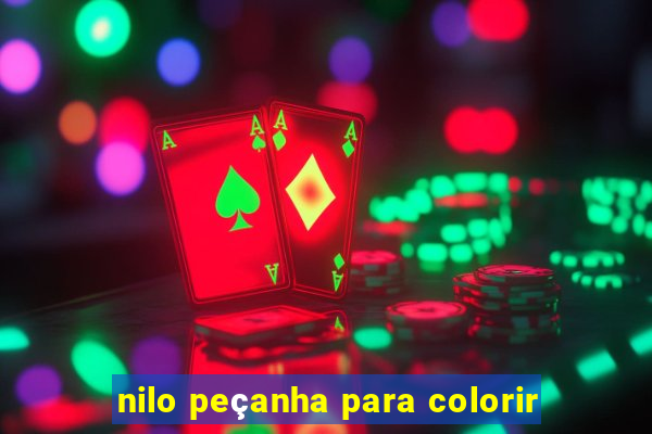 nilo peçanha para colorir