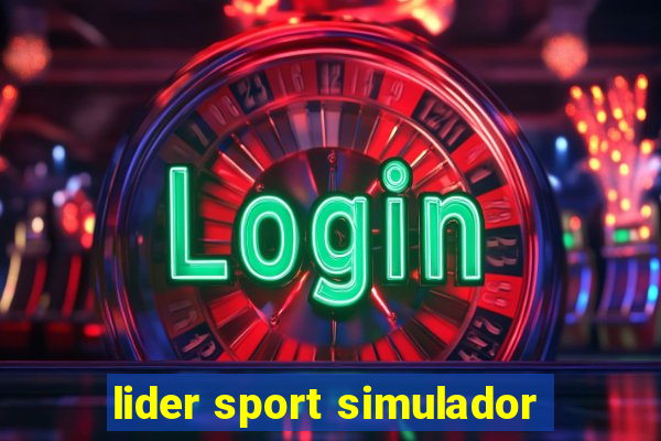 lider sport simulador