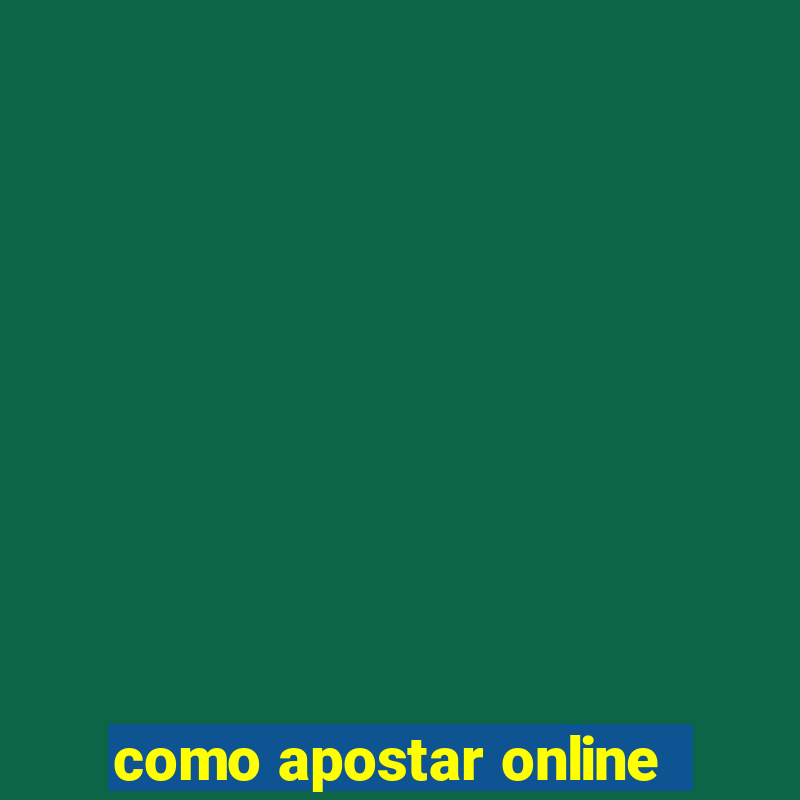 como apostar online