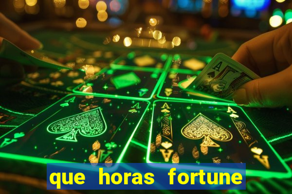 que horas fortune mouse paga