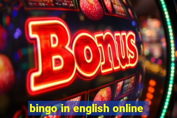 bingo in english online