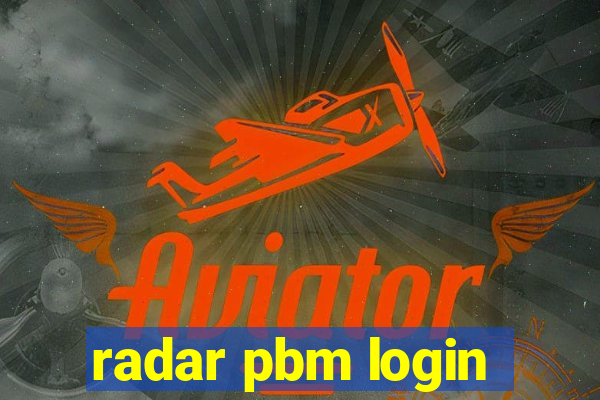 radar pbm login