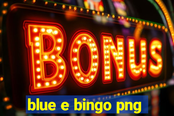 blue e bingo png