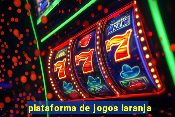 plataforma de jogos laranja