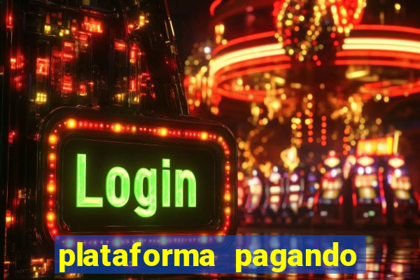 plataforma pagando bonus no cadastro