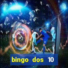 bingo dos 10 mandamentos da lei de deus