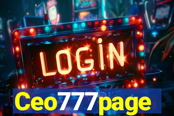 Ceo777page