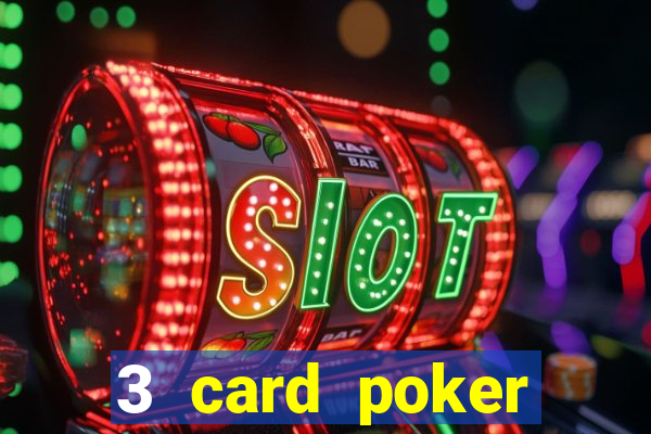 3 card poker casino game