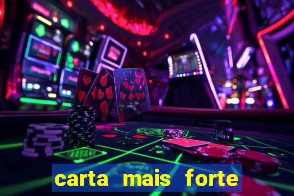 carta mais forte do poker