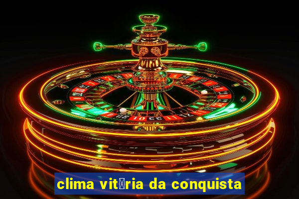 clima vit贸ria da conquista