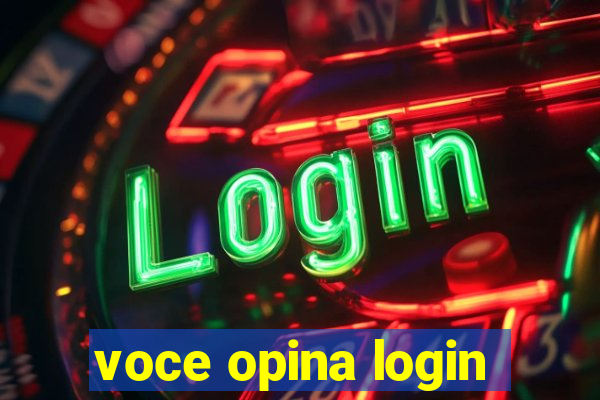 voce opina login