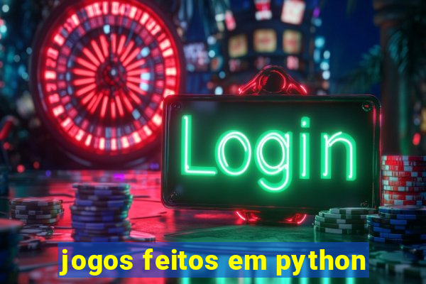jogos feitos em python