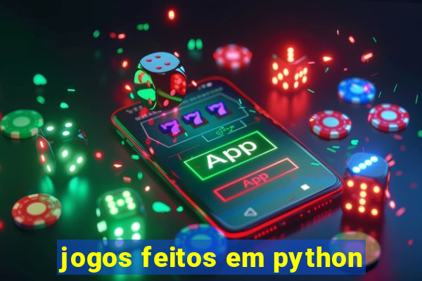 jogos feitos em python