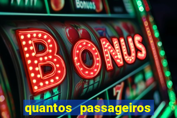 quantos passageiros cabem em um navio de cruzeiro